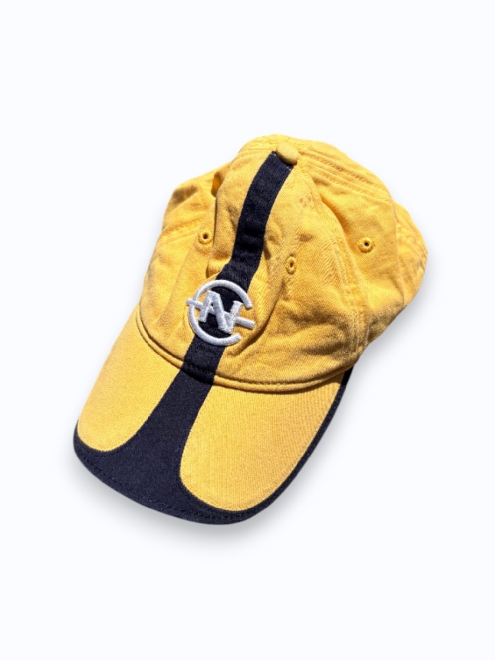 Vintage Yellow & Navy Nautica Baseball Cap – Size L/XL